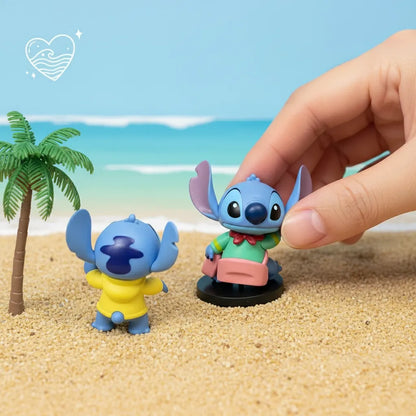 Figuras coleccionables Stitch x 6
