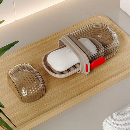 Jabonera de viaje lujo antigoteo