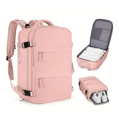 Viaja Sin Cargos Extra: Mochila Unisex + Kit de Viaje Completo