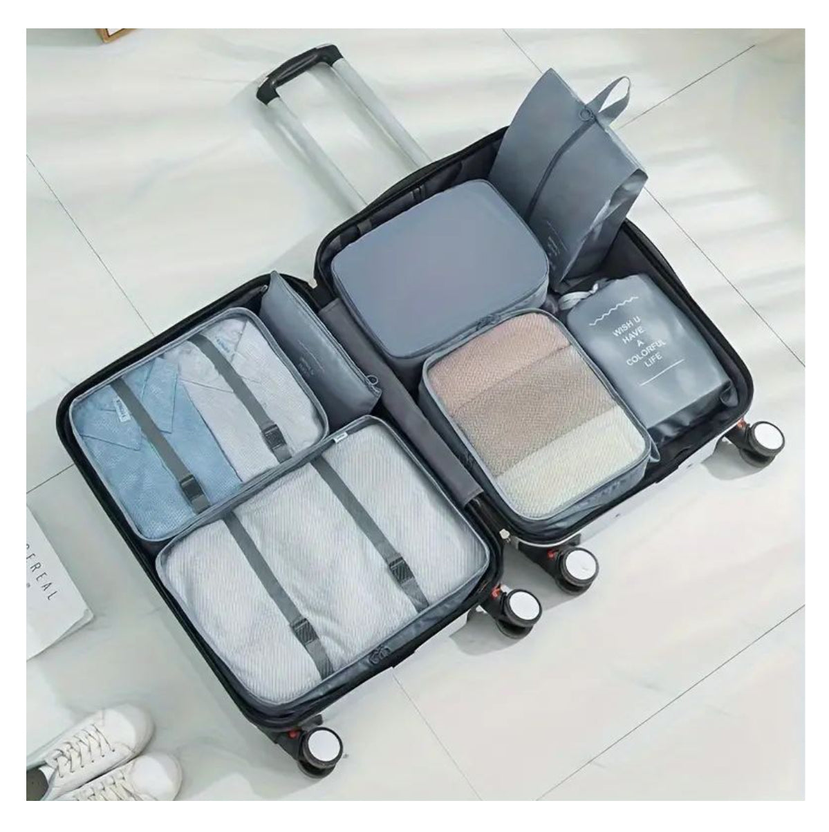 Viaja Sin Cargos Extra: Mochila Unisex + Kit de Viaje Completo