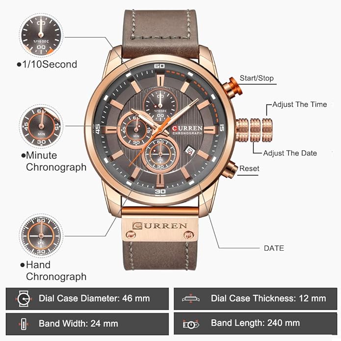 Nuevo reloj Curren para hombre