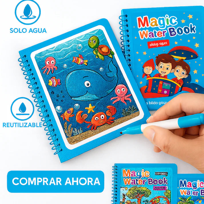 ✨ Nuevo MagicBook™ — Libro para pintar con agua para niños